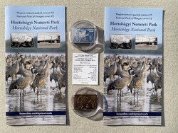 2023 Hortobágyi Nemzeti Park 15000+3000 Ft ezüst-színesfém emlékérme pár, certi, prospektus