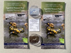 2025 Aggteleki Nemzeti Park 20000+3000 Ft ezüst-színesfém emlékérme pár, certi, prospektus