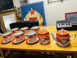 Orosz porcelán teáskészlet