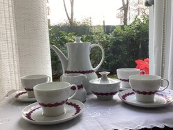 Négy személyes Thomas porcelán hosszú kávés készlet