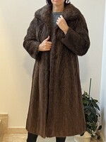 Hosszú nutria szőrme  bunda,  szép állapotban. 42 méret