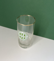 Retro FTC pohár - fradi pohár - nagyobb - üveg pohár