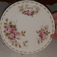 Angol porcelán Royal Albert Junius hónapos kistányér