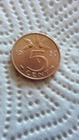 1950 Hollandia 5 cent!