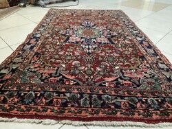 Csillagos husszieinabadi 110x183 kézi gyapjú perzsa szőnyeg FZ126