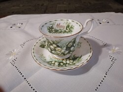Royal Albert hónapos teáscsésze alátéttel - május