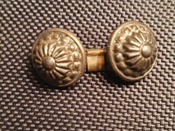 Haltbar vintage német gallérgomb pár