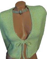 Női angóra kardigán/boleró S-es