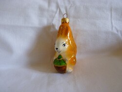 RETRÓ STÍLUSÚ ÜVEG KARÁCSONYFADÍSZ - MÓKUS!