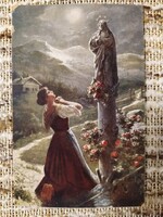 Képeslap a frontról,1917, cenzurázott