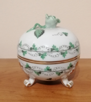 Herendi petrezselyem mintás bonbonier