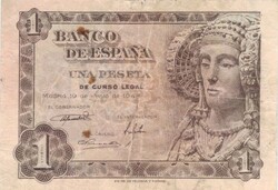 1 peseta 1948 Spanyolország 3.
