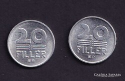 20 Fillér 1990-1991 BP. (2 év)