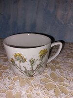Alföldi porcelán gyógynövényes bögre botanika sorozat