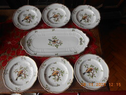 Hollóházi madár mintás szendvicses készlet