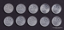 20 Fillér 1980-1989 BP. (10 év)
