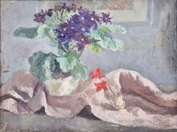 Béres Jenő 1958 / Virágcsendélet