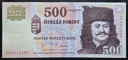 500 forint 2006 EC, UNC 56-os emlékkiadás.