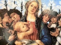 Bradex wall plate Madonna Little Jesus Eight Angels