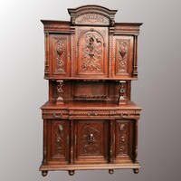 Neoreneszánsz tálaló szekrény