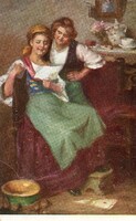 Képeslap:  Rottmann festmény.