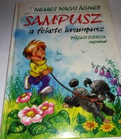 2003.Nemes Nagy Ágnes-Füzesi Zsuzsa-Sampusz a fekete krampusz mese könyv képek szerint GENERAL PRESS