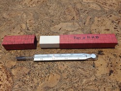 Retro higanyos kórházi lázmérő sosem használt szocreál kádár orvos egészségügy