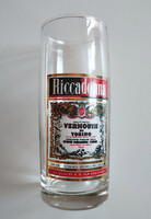 Régi, retro Riccadonna Vermouth üvegpohár
