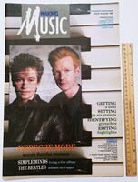 Depeche Mode címlap | Making Music magazin 1987 június, 15 UK | Simple Minds, Georgia Satellites