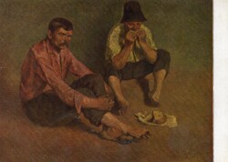 Képeslap:  Fényes Adolf festmény.