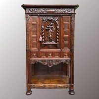 Neoreneszánsz kabinet szekrény