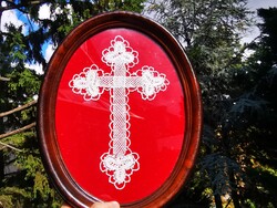 ANTIK VERT CSIPKE KERESZT,