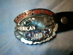 Vintage HARLEY DAVIDSON  fekete bőröv.