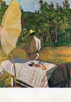 Képeslap:  Ferenczy Károly festmény.