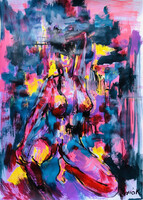 Come baby  Art by Konrad Biro. 59x42 cm . Alacsony induló árral! Egy hét-egy esély!