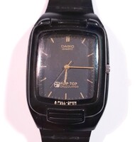 Retro Casio FTP-10 Flip-Top kvarc számológépes óra
