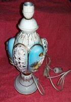 ANTIK CAPODIMONTE PORCELÁN NEOBAROKK - PUTTO ANGYAL JELENETES LÁMPATEST 40CM - képek szerint
