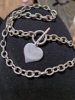 Ezüst Tiffany jellegű nyaklánc 27 gr