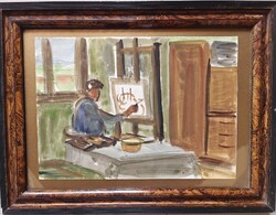 Szignózott (Gruber Béla) minőségi festmény