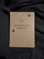 Vitéz Zsilinszky Gábor rokonának vezetői engedélye a második világháború idejéből 1939-es kiadás!