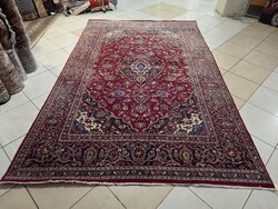 Szép mintázatú 200x310 iráni keshan kézi gyapjú perzsa szőnyeg FZ139