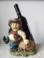 Borosüveg-tartó cowboy