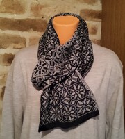 Férfi kötött sál 50% gyapjú