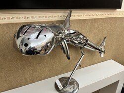 Harley-Davidson cápa szobor