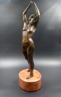 Lányi Dezső (1879-1951) - Nyújtózkodó akt