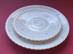 Winterling Marktleuthen Bavaria német porcelán reggeliző tányérpár csészealj kistányér tányér