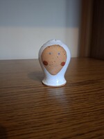 Béke Györgyi kerámia fűszer, só szóró fej. Jelzett