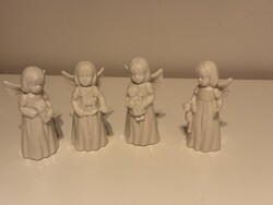 Set of 4 Porcelain Angels