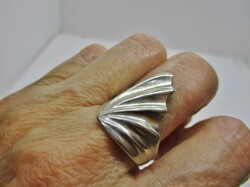 Szépséges régi kézműves legyező  gyűrű