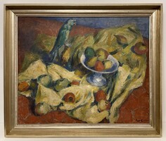 Garantáltan eredeti! Vass Elemér (1887-1957) olaj, falemez extra kvalitásos nagyon értékes festmény!